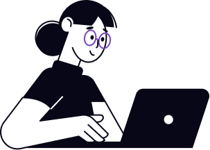 AISM-pediatrica-rosirse-1 Illustrazione di ragazza che guarda il pc