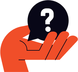 mano che tiene un punto interrogativo